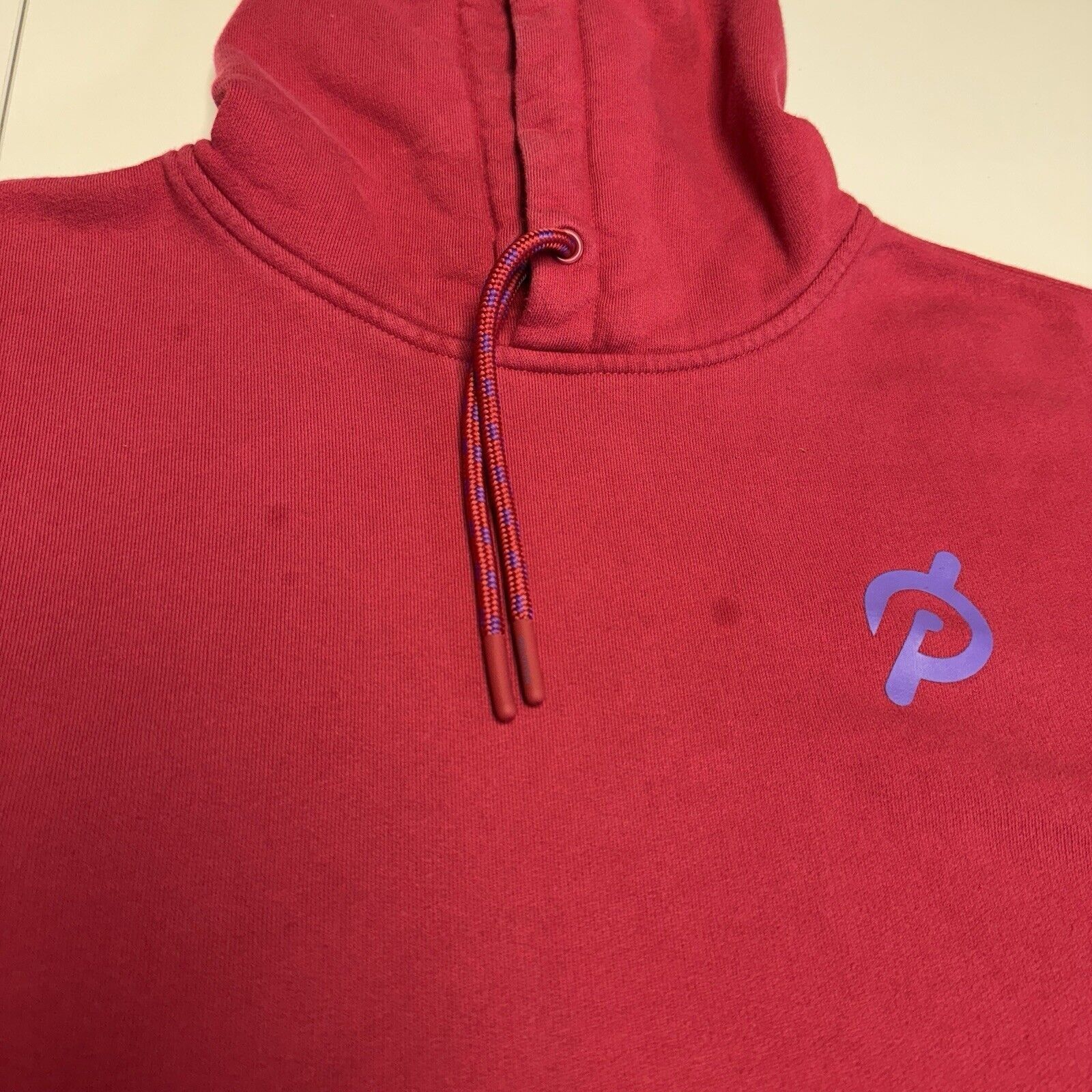 Peloton Peloton Hoodie Adult Small Workout Gym Cycle Pinkish Red Size US S / EU 44-46 / 1 - 5 Thumbnail