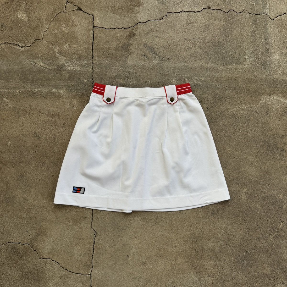 Japanese Brand Vintage Yamaha Japan Tennis White Mini Skirt Size 25" / US 0 / IT 36 - 2 Thumbnail