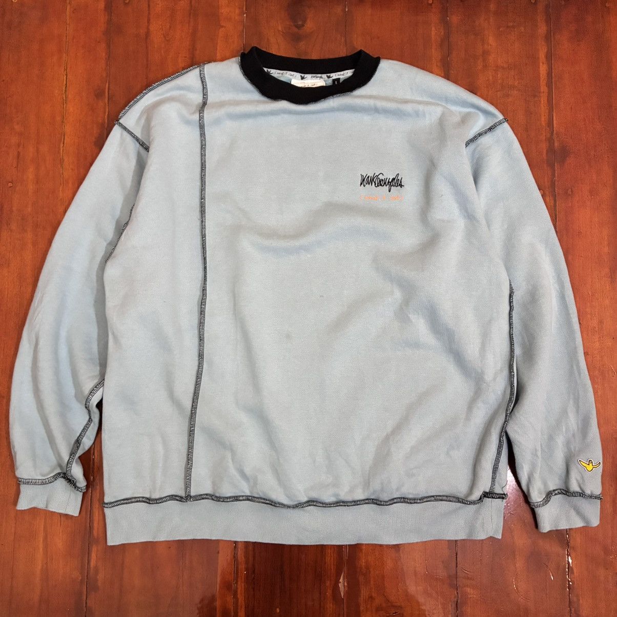 Japanese Brand Skate Mark Gonzales Art Doodle Design Sweatshirt Size US L / EU 52-54 / 3 - 6 Thumbnail