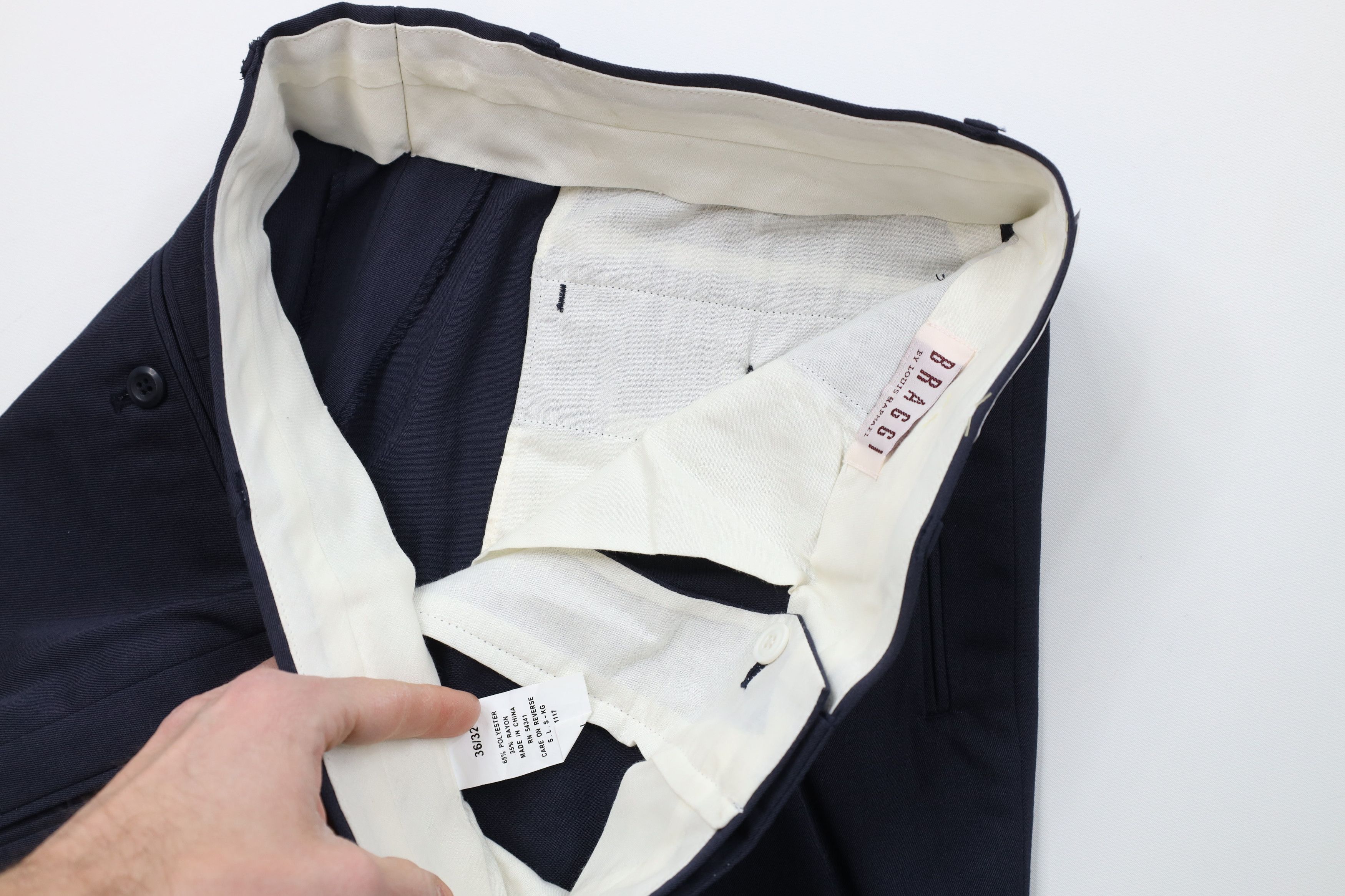 Vintage Deadstock Vintage 90s Streetwear Wide Leg Chino Pants Size US 36 / EU 52 - 9 Thumbnail