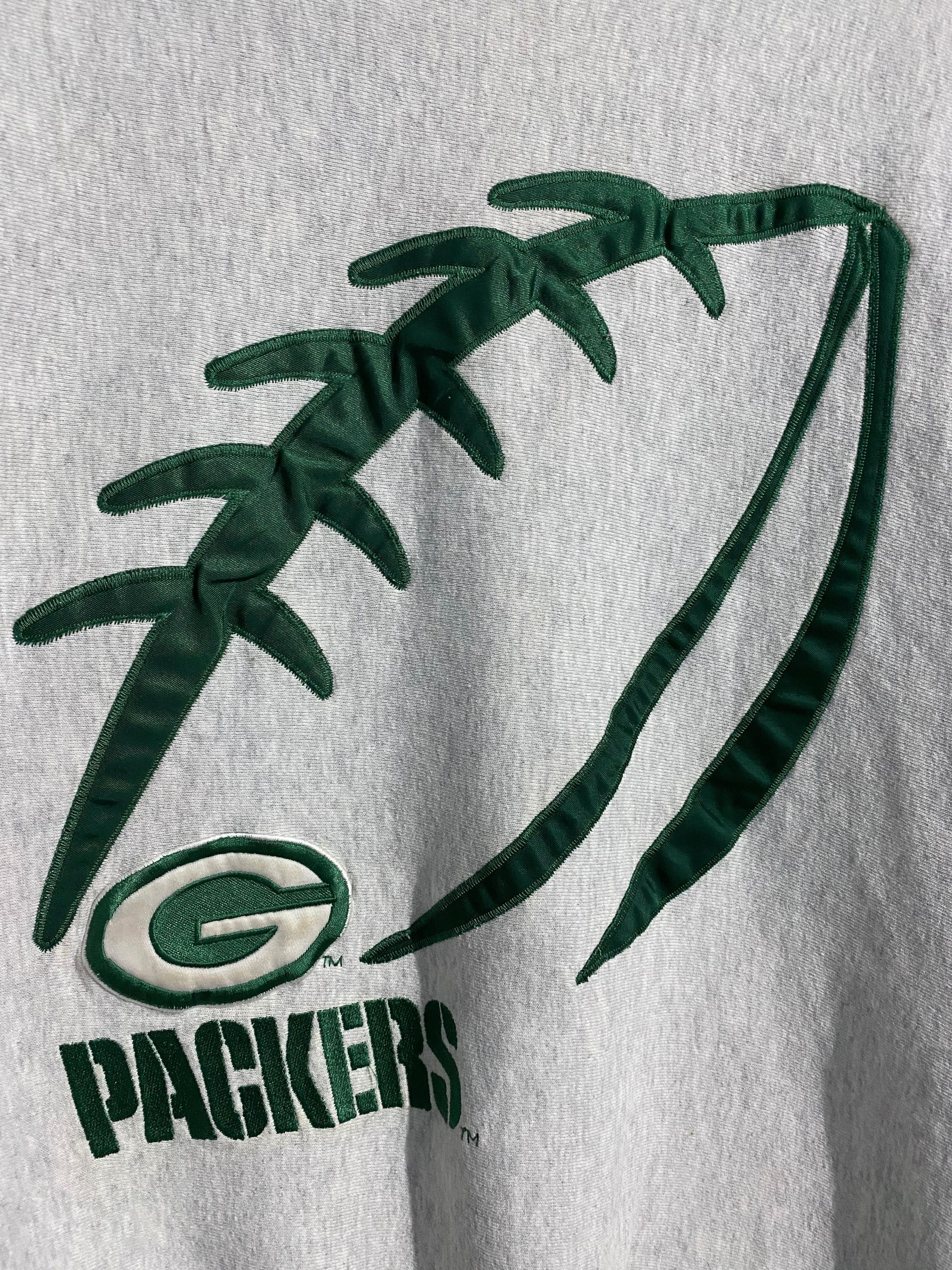 NFL Vintage 90 green bay packers G football NFL sweatshirt Size US XL / EU 56 / 4 - 2 Thumbnail