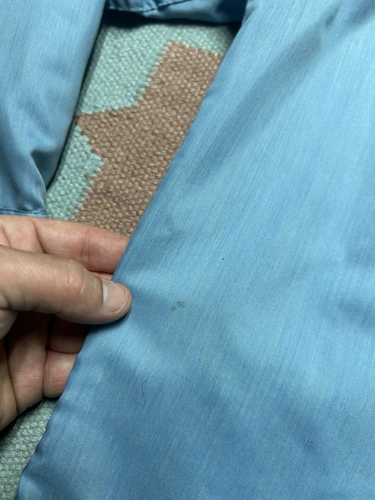 Vintage Vtg 1960s button shirt loop collar Penney’s Towncraft large Size US L / EU 52-54 / 3 - 7 Thumbnail
