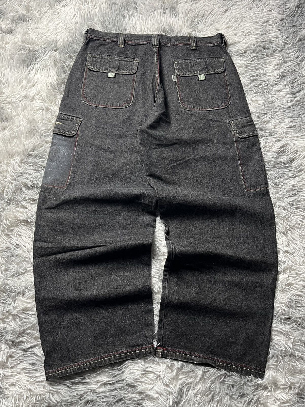 JNCO Vintage Pj’s surf cargo jeans black Size US 36 / EU 52 - 7 Thumbnail