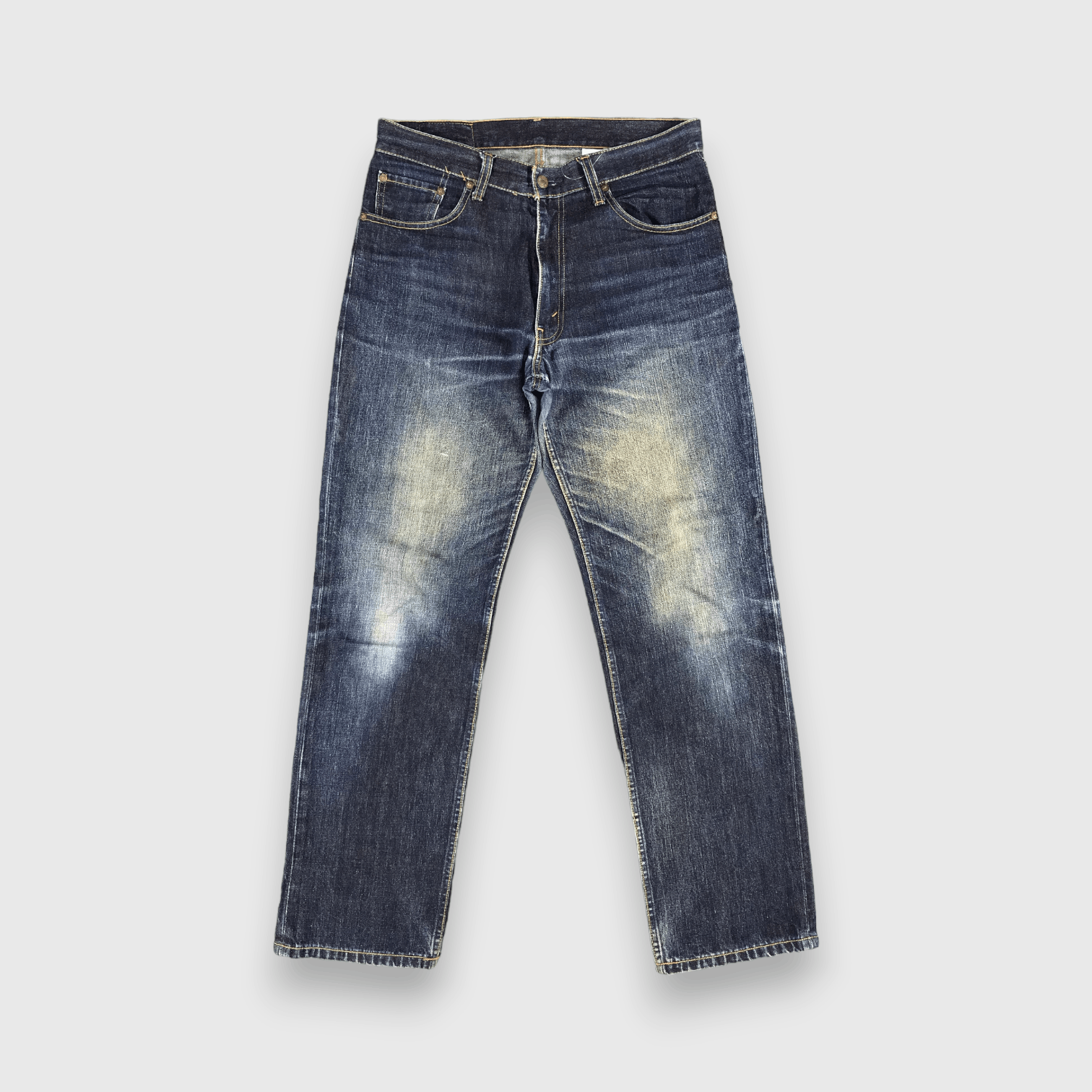 Levi's 90s Vintage Blue Wash Levis 533 Jeans-J1743 Size US 35 - 1 Thumbnail