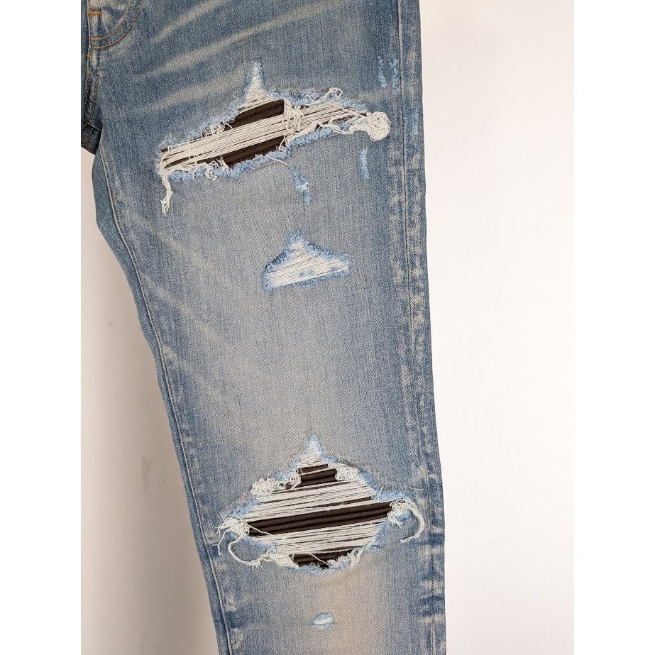Amiri o1rshd1 Ultra Suede MX1 Jeans in Clay Indigo 31 Size US 31 - 7 Thumbnail