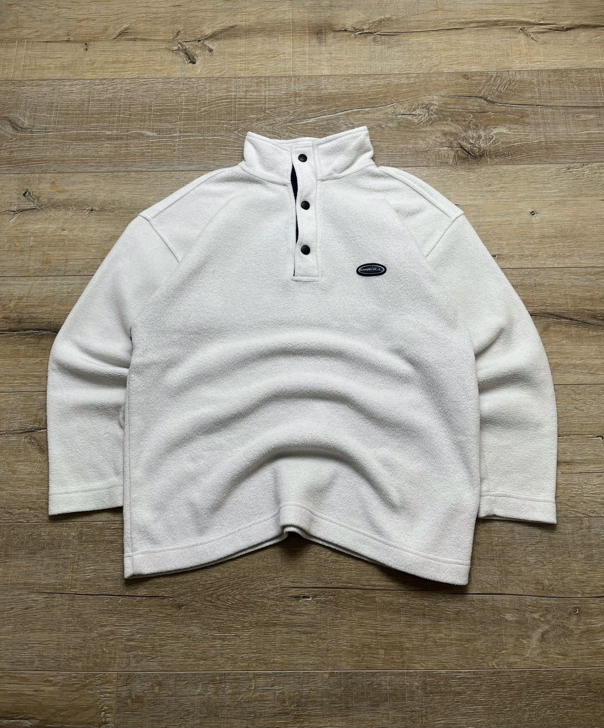 O'Neill Vintage O’Neill 1/4 Big Logo Fleece Pullover 00s Size US M / EU 48-50 / 2 - 9 Thumbnail