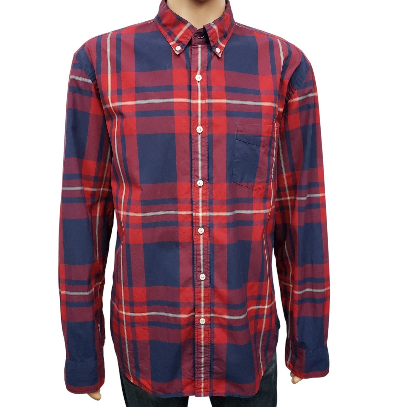 J.Crew J. CREW Tartan Plaid Shirt Men XL Long Sleeve Button Down Size US XL / EU 56 / 4 - 2 Thumbnail