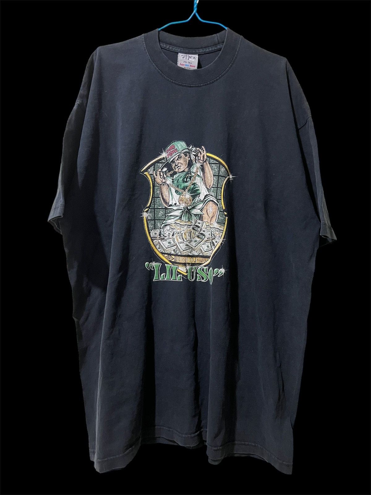 Rap Tees Vintage Y2K Lil Uso Samoan hustler hiphop Tee 2XL Faded Size US XXL / EU 58 / 5 - 3 Thumbnail