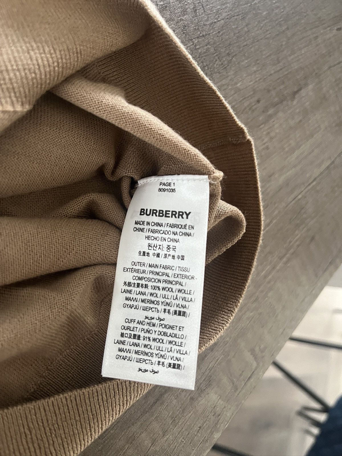 Burberry Burberry bempton elbow check sweatshirt Size L / US 10 / IT 46 - 9 Thumbnail