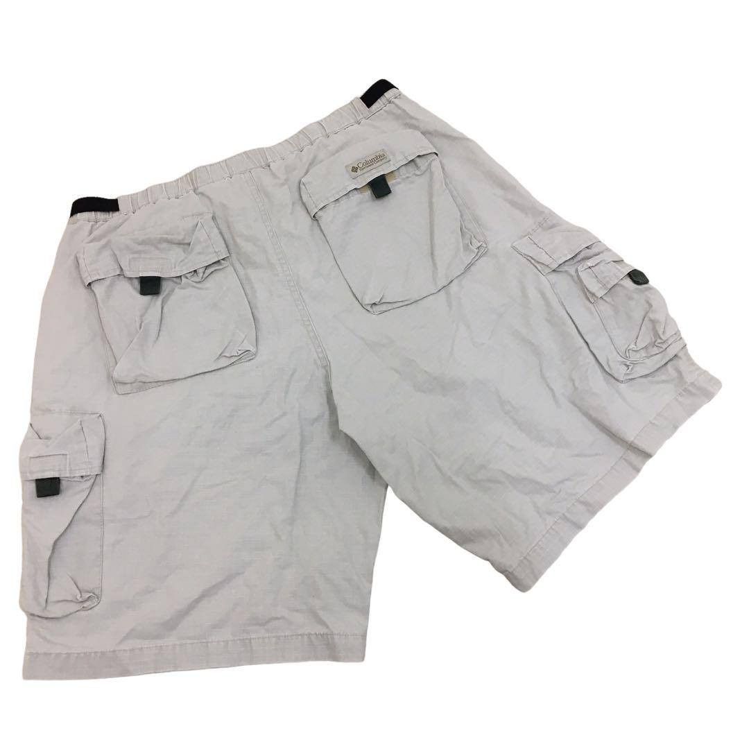 Columbia Colombia multi pocket cargo gray shorts size L Size US 34 / EU 50 - 4 Thumbnail