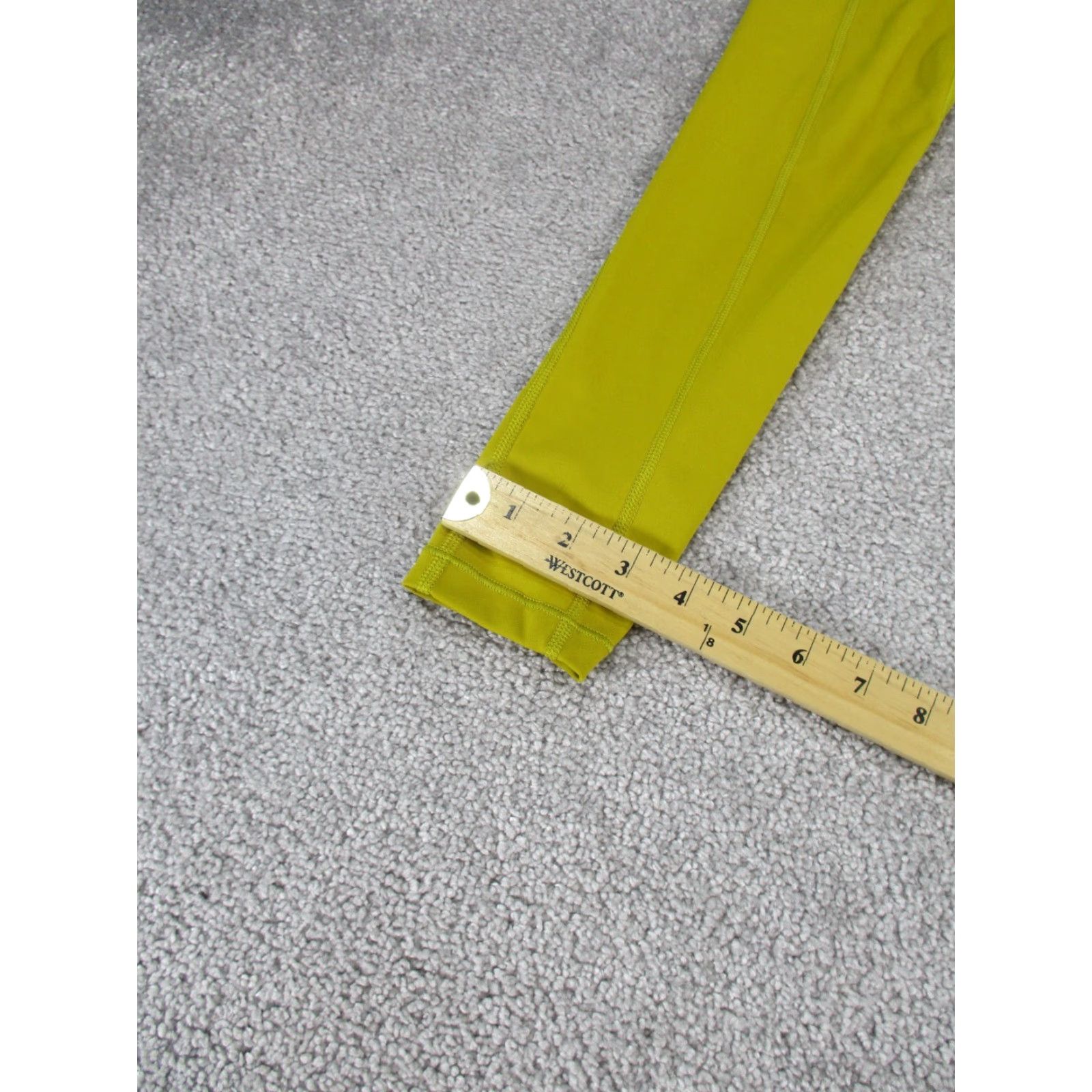 Athleta Athleta Leggings 2XS Womens 7/8 Yellow Pockets Cropped Athletic Yoga Running Gym Training Womens Size 24" / US 00 / IT 34 - 6 Thumbnail