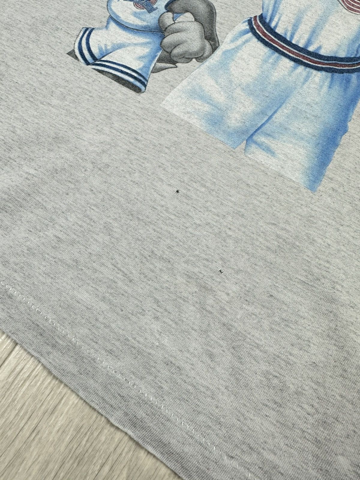 Disney × NBA × Vintage Vintage Distressed Tee 1996 Space Jam Jordan and Bugs Bunny Size US L / EU 52-54 / 3 - 12 Thumbnail