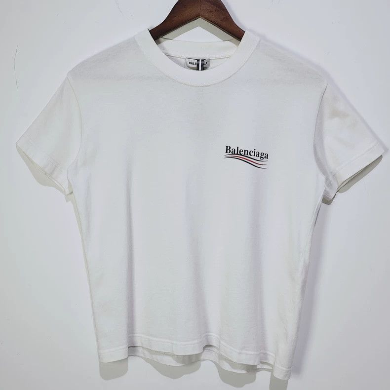 Balenciaga Balenciaga White Short Sleeve T-shirt - dmc Size US L / EU 52-54 / 3 - 1 Thumbnail