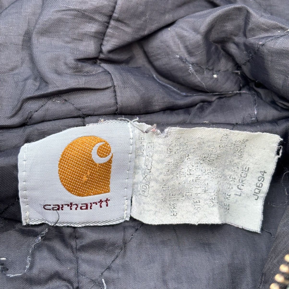 Carhartt Vintage 90s Sunfaded Carhartt Active Hood Jacket Size US S / EU 44-46 / 1 - 6 Thumbnail