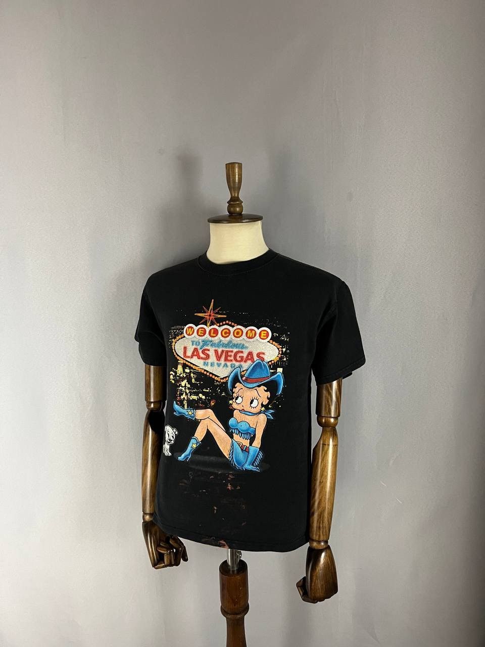 Vintage Betty Boop Las Vegas Tee T Shirt Vintage 1990s Size US M / EU 48-50 / 2 - 3 Thumbnail