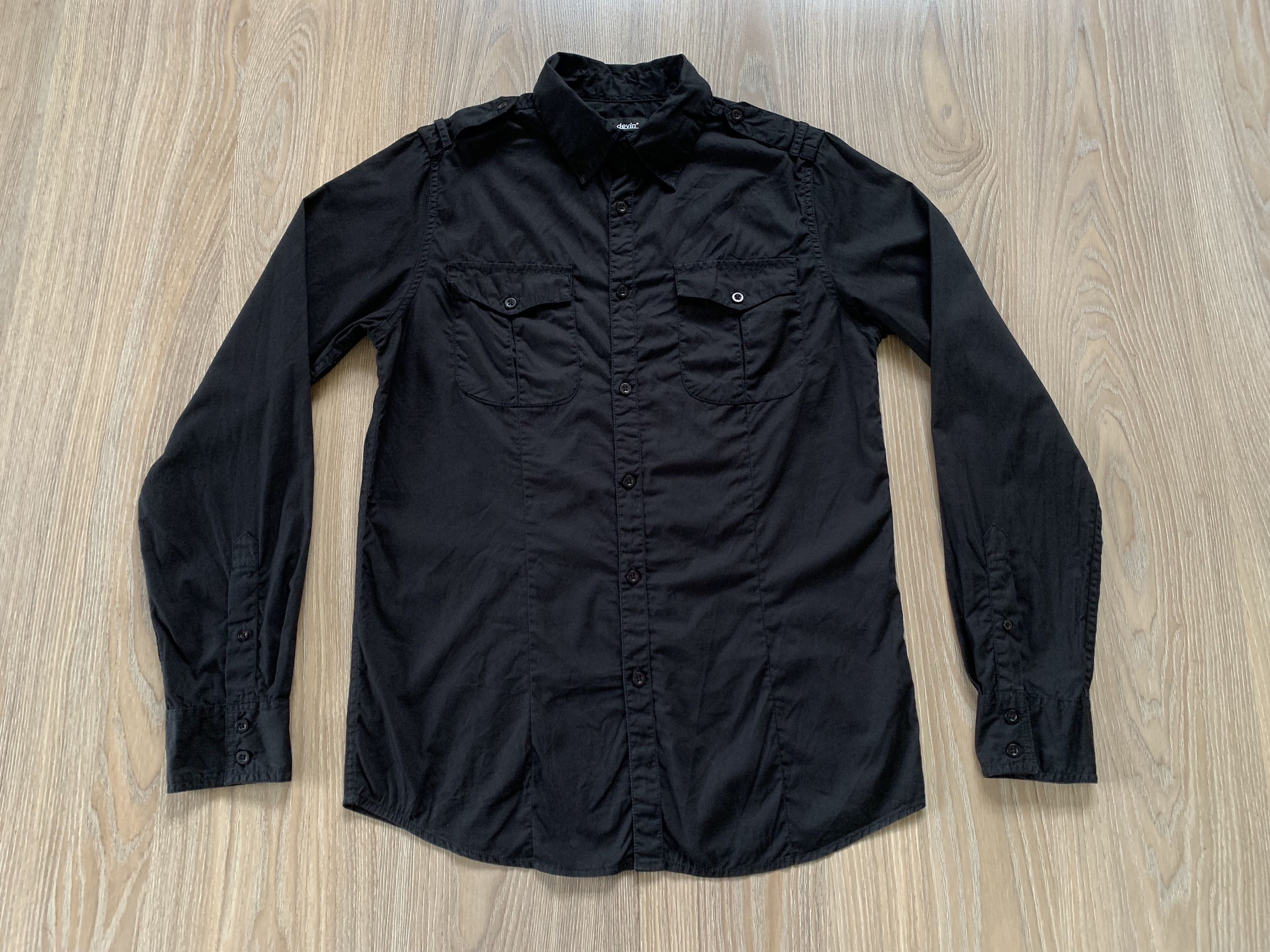 Other John Devin Cross Embrode Black Button Up Shirt Size S / US 4 / IT 40 - 2 Thumbnail