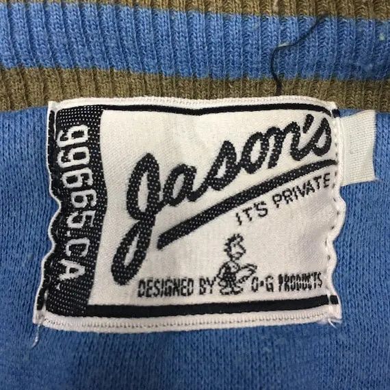 MLB Vtg 80' JASON'S ITS PRIVATE Baseball Varsity Jacket Cardigan Size US L / EU 52-54 / 3 - 7 Thumbnail