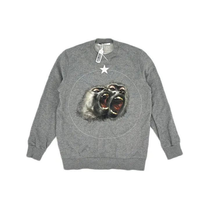 Other Givenchy Givenchy Gray Monkey Print Sweatshirt for All -25 Size US XS / EU 42 / 0 - 2 Thumbnail