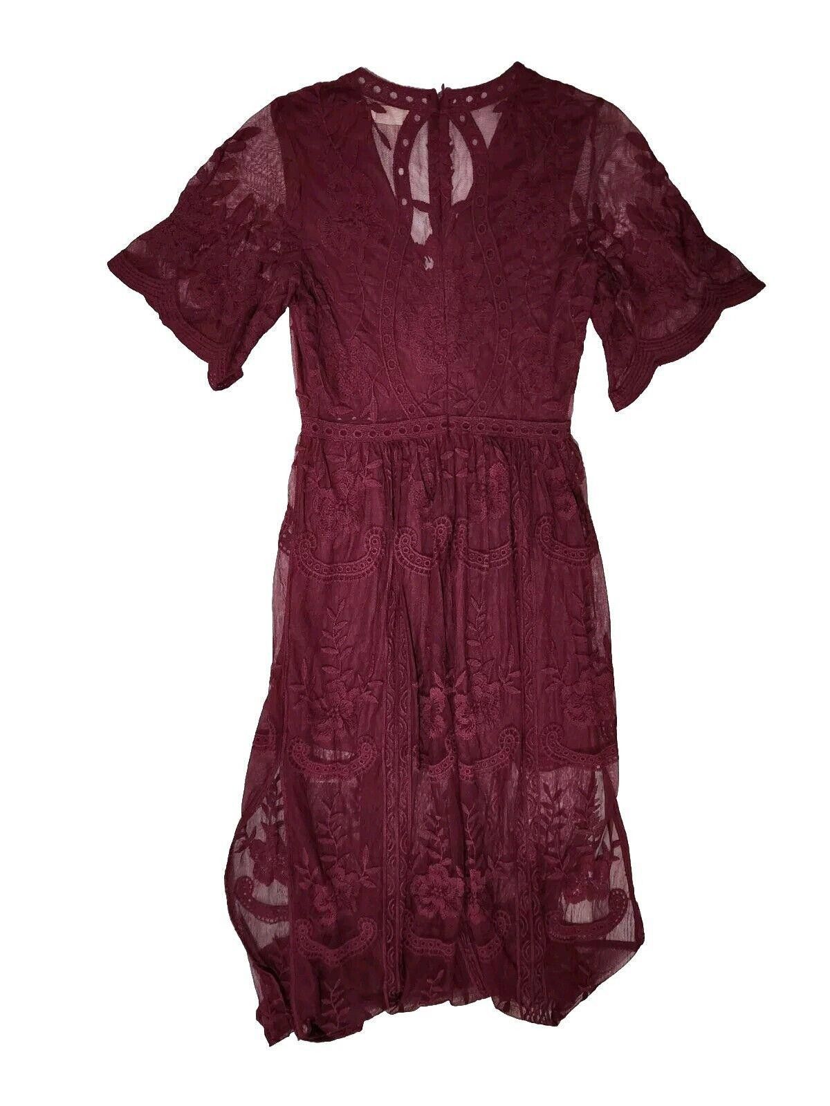 Designer ALTAR'D STATE Dress Marionette Boho Maxi Lace SMALL Long | Grailed
