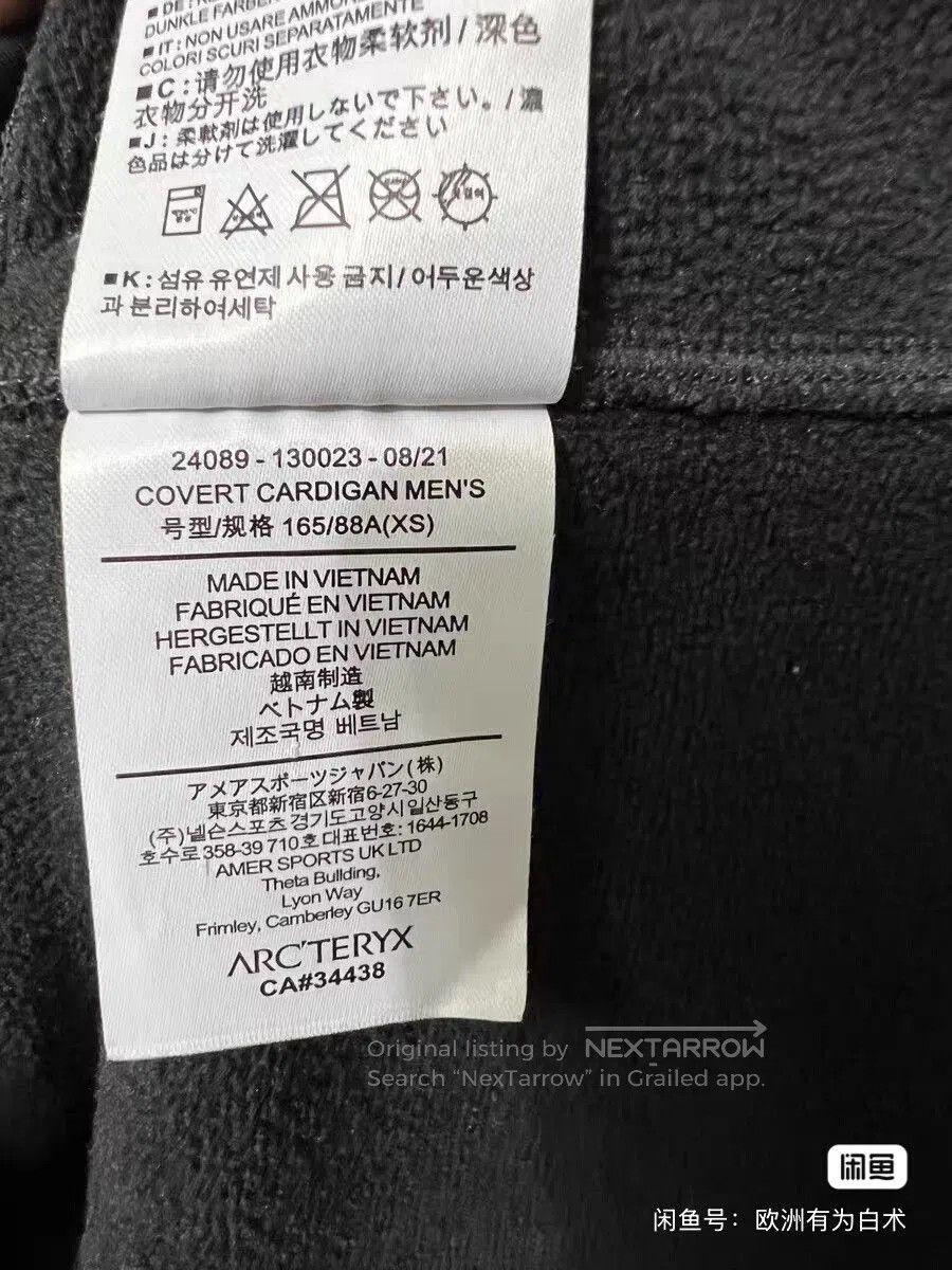 Arc'teryx Arc'teryx Men's Fleece Jacket XS. Size US XS / EU 42 / 0 - 8 Thumbnail