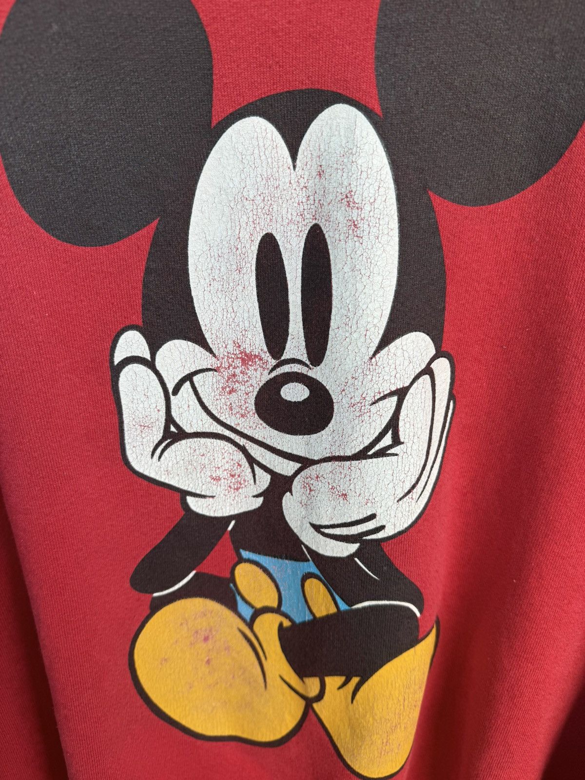 Mickey Mouse Vintage Mickey Mouse mirror print sweatshirt Size US L / EU 52-54 / 3 - 4 Thumbnail