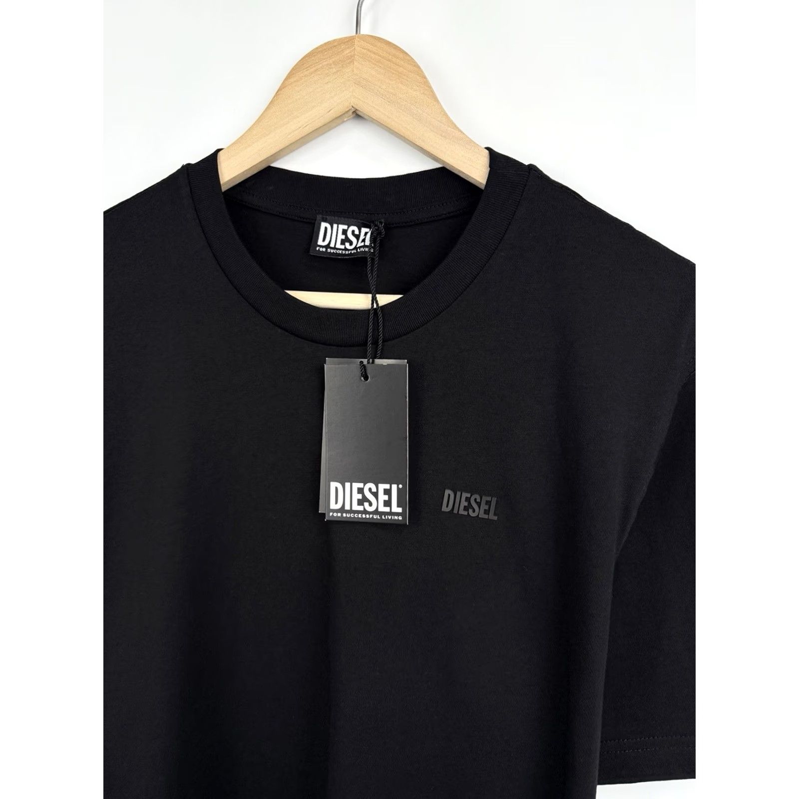 Diesel Diesel T-Shirt XL Black Classic Y2K Rare NEW with tag Mens Shirt Size US XL / EU 56 / 4 - 4 Thumbnail