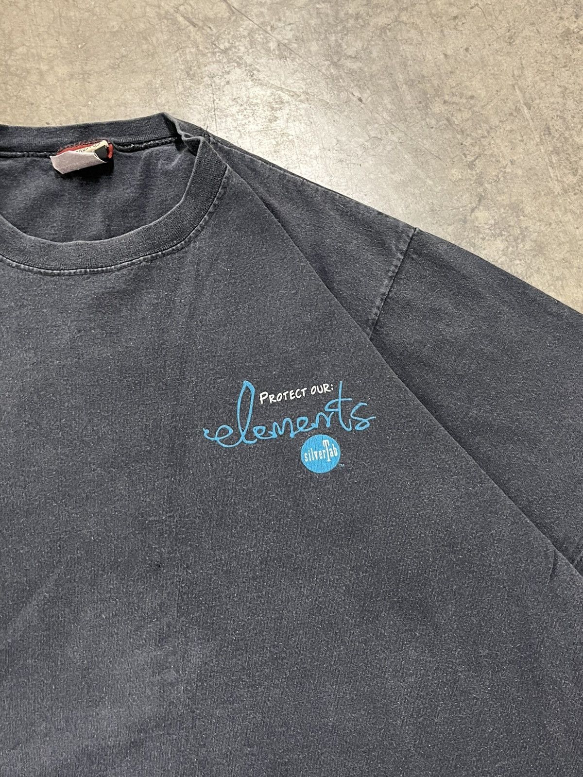 Levi's × Vintage Vintage silver tab elements tee shirt rare boxy faded Size US M / EU 48-50 / 2 - 7 Thumbnail