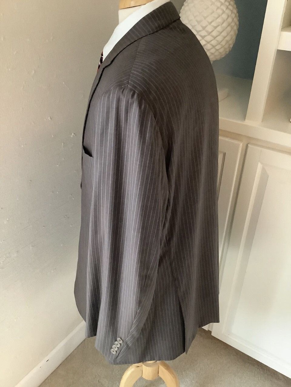 Brioni Brioni Blazer Size 52L Wool Striped Two Button Double Vent Size 52L - 1 Thumbnail