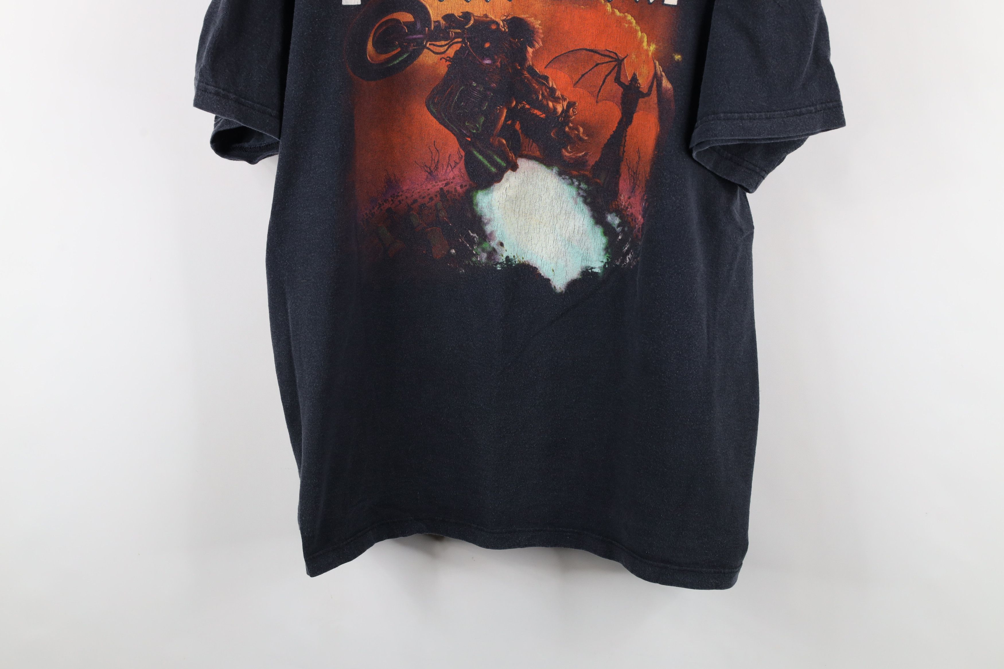 Vintage Vintage 2002 Tour Meat Loaf Band Short Sleeve T-Shirt Black Size US XXL / EU 58 / 5 - 3 Thumbnail