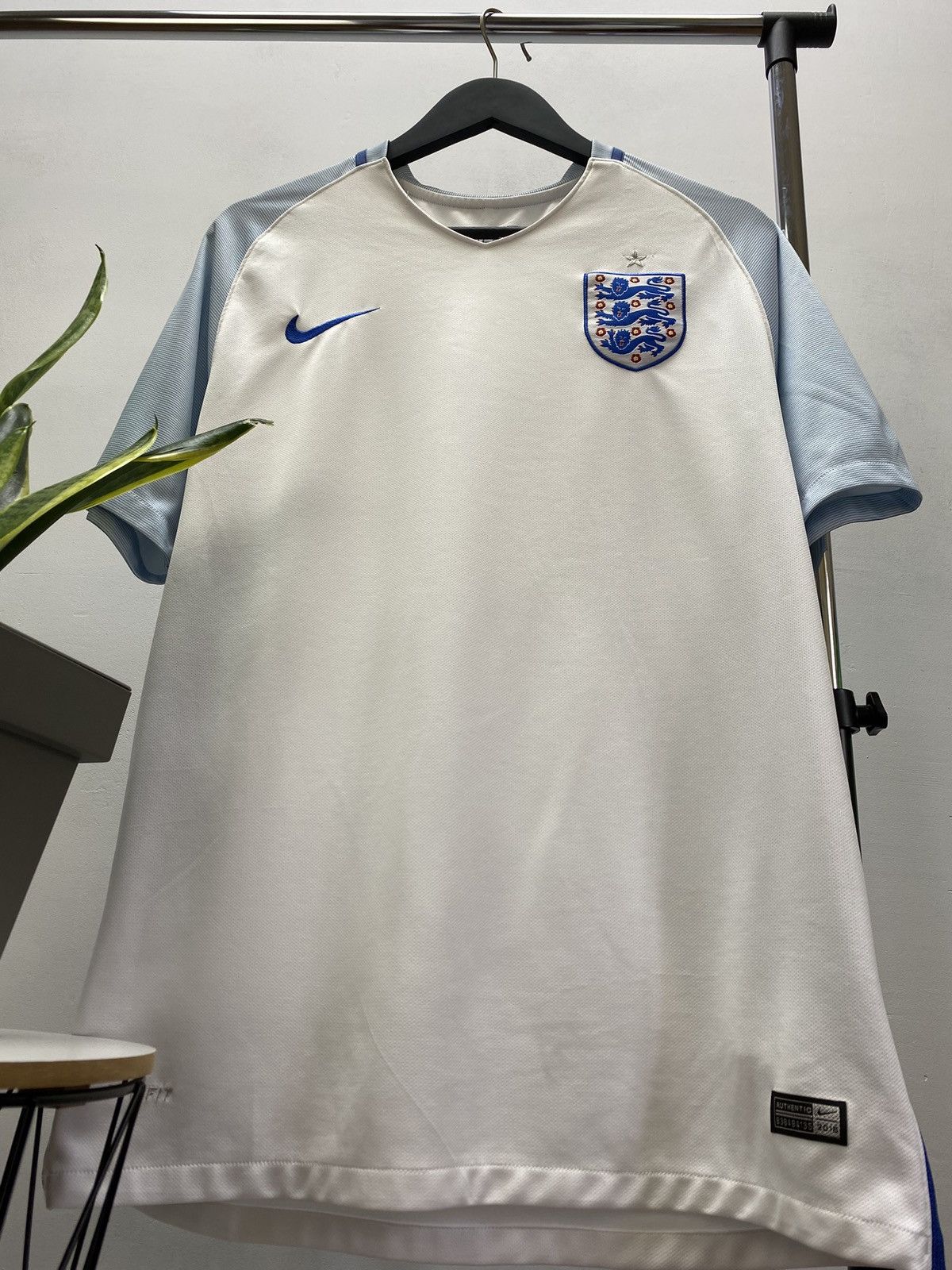 Nike × Vintage Vintage England 2016 Nike Soccer Jersey y2k blokcore Size US XL / EU 56 / 4 - 3 Thumbnail