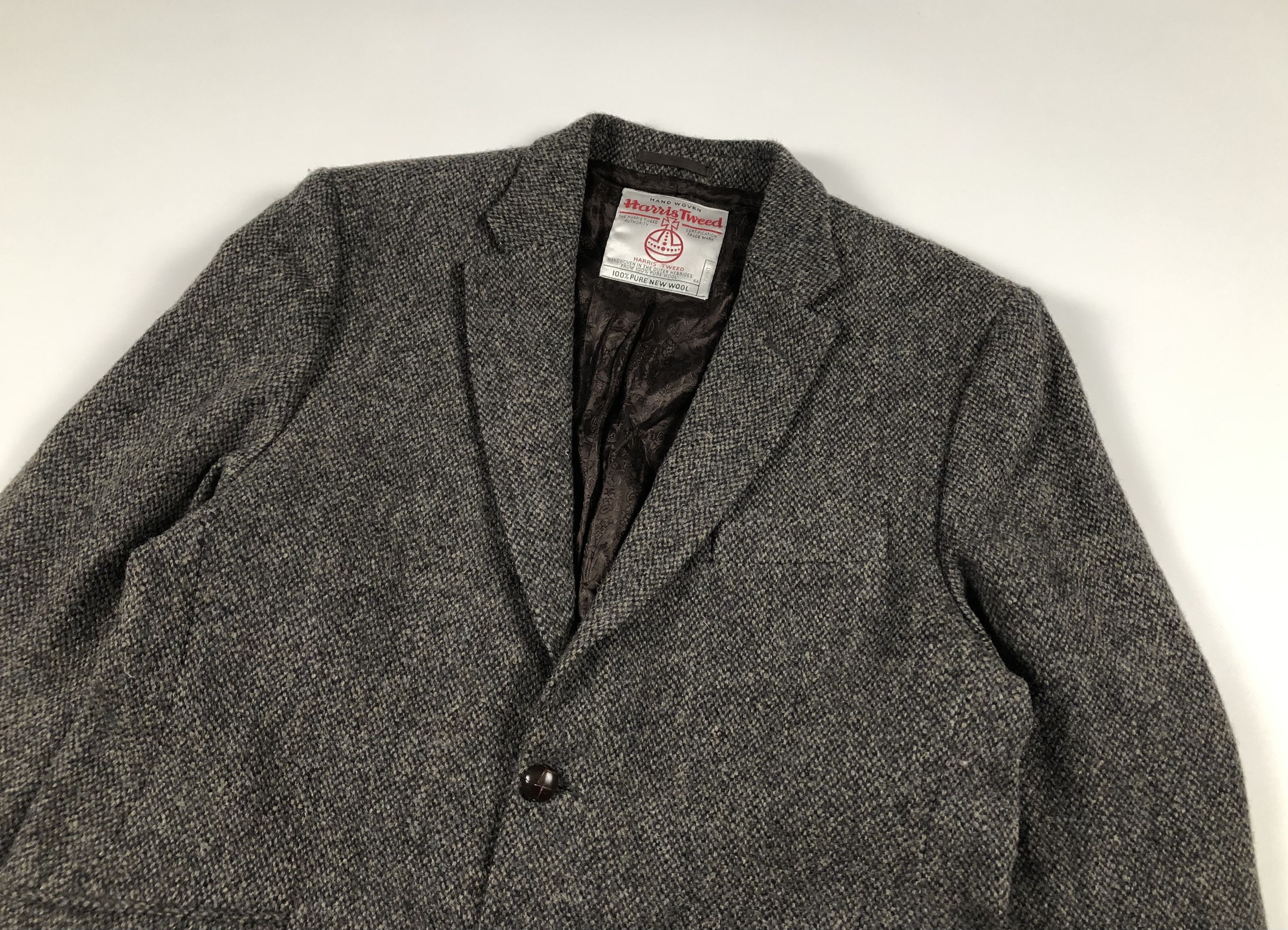 Harris Tweed Harris Tweed Hand Woven Wool Suit Size 44R - 2 Thumbnail