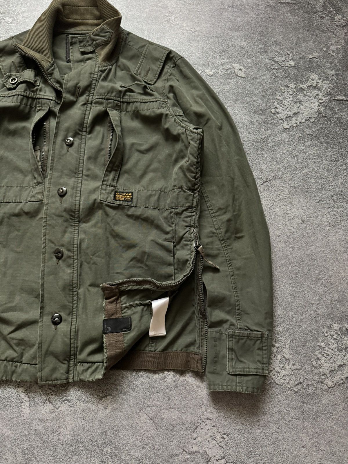 G-Star G star raw M/L cargo vintage bondage jacket military bomber Size US L / EU 52-54 / 3 - 5 Thumbnail