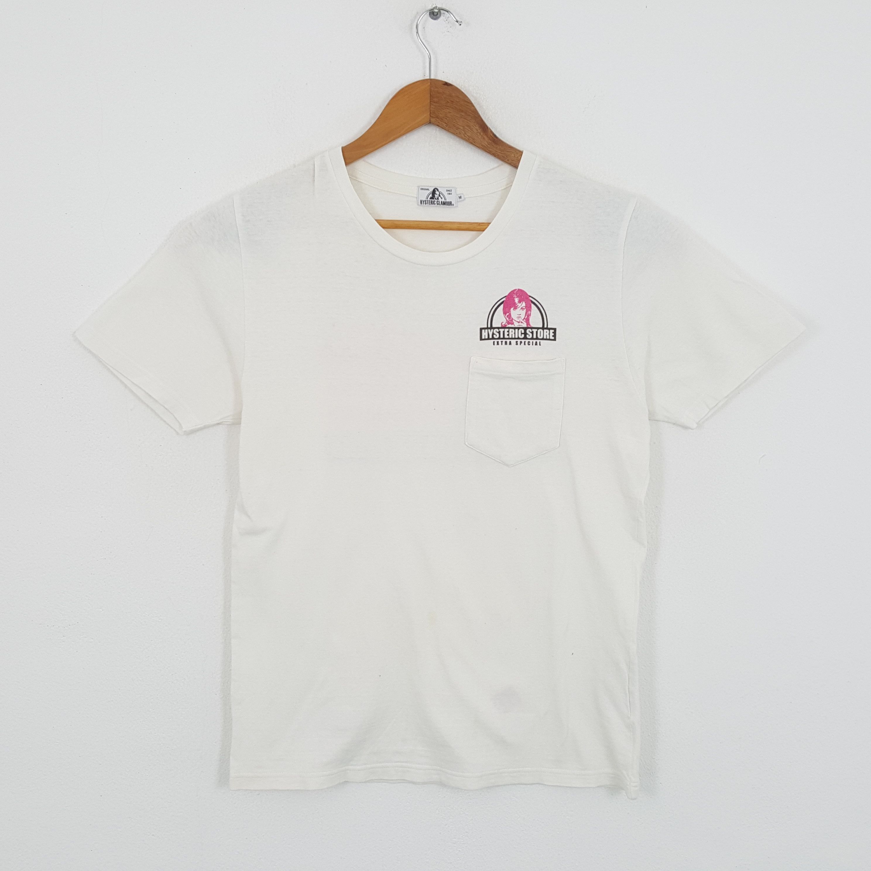 Hysteric Glamour × Japanese Brand × Vintage Vintage HYSTERIC GLAMOUR Japanese Fashion Brand T-Shirts Size US M / EU 48-50 / 2 - 3 Thumbnail