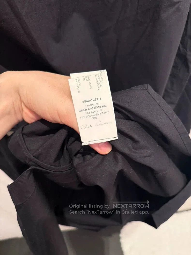 Rick Owens Rick Owens Men's High Neck Shirt . Size US S / EU 44-46 / 1 - 5 Thumbnail
