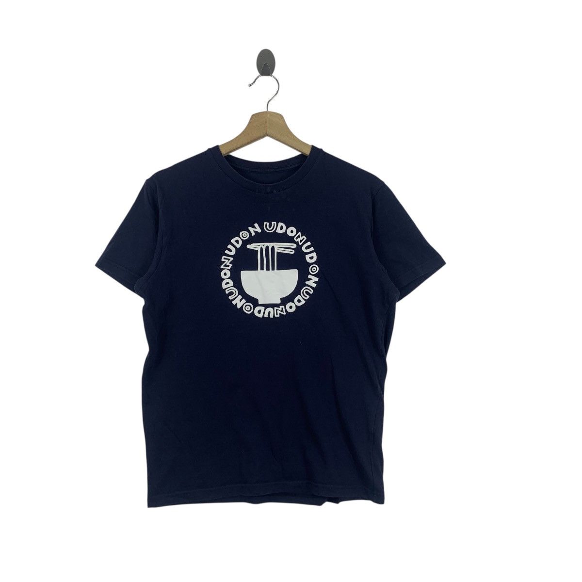 Uniqlo UNIQLO UDON JAPAN Moji Rippotai Kanji Cubes Tee Shirt Top Size US S / EU 44-46 / 1 - 3 Thumbnail