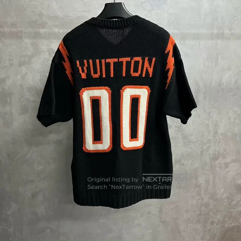 Louis Vuitton Louis Vuitton The latest Black Logo Intarsia Football Shor Size US XXL / EU 58 / 5 - 5 Thumbnail