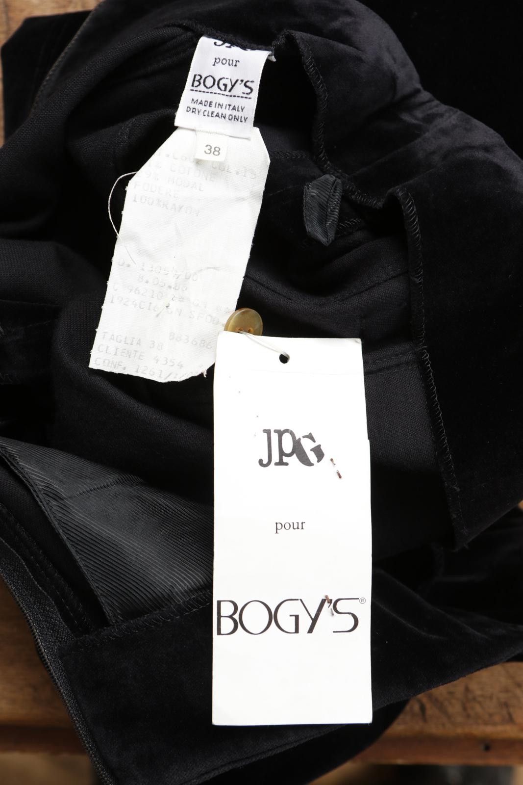 Other 80's Jean Paul Gaultier pour Bogy's Velour Skirt Size 28" / US 6 / IT 42 - 5 Thumbnail