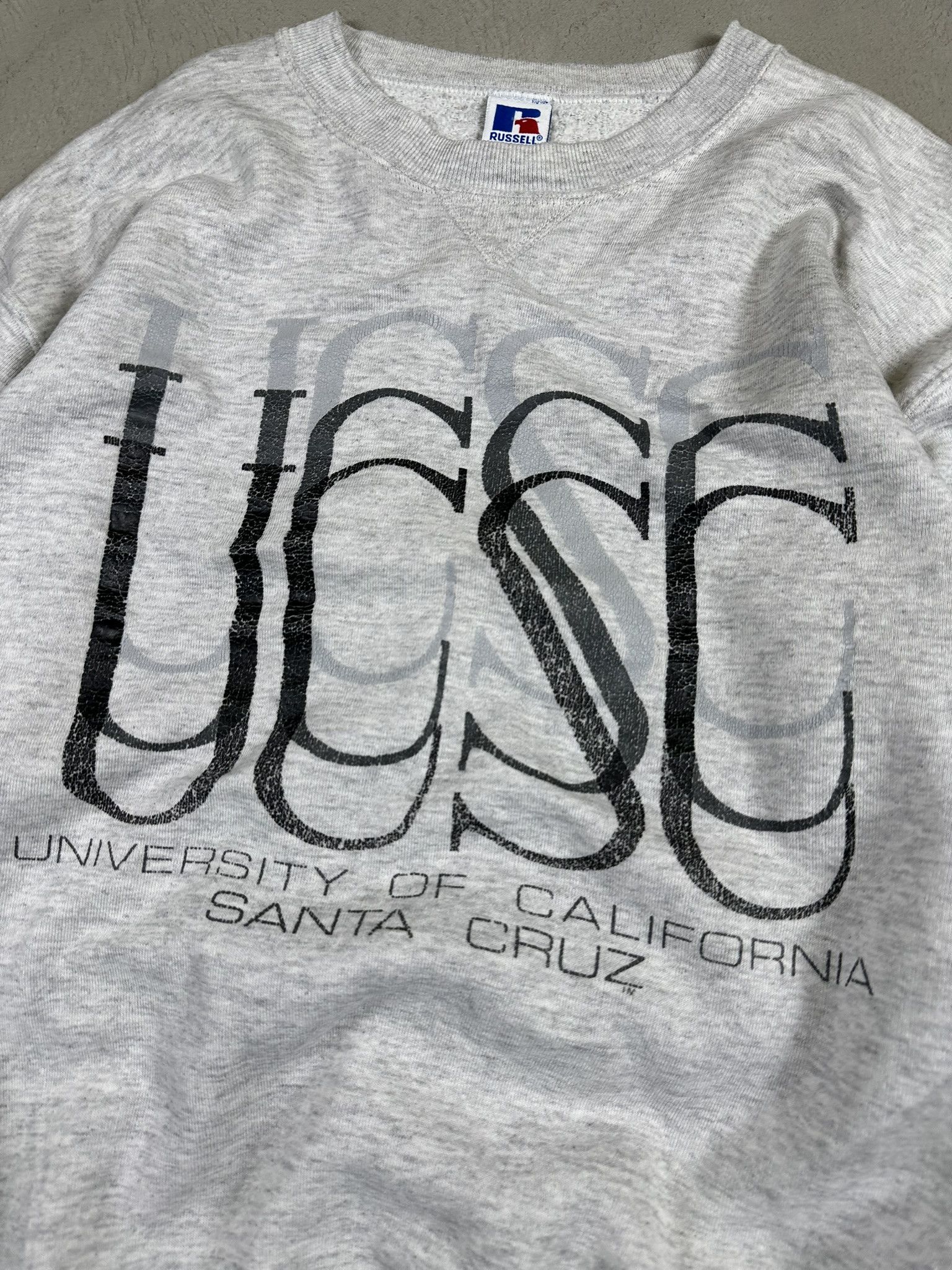 Vintage 90s Vintage University of California Boxy Sweatshirt Size US L / EU 52-54 / 3 - 8 Thumbnail