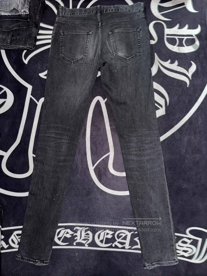 Saint Laurent Paris Saint Laurent Paris Charcoal Wash Slim Fit Denim Jeans i Size US 29 - 2 Thumbnail