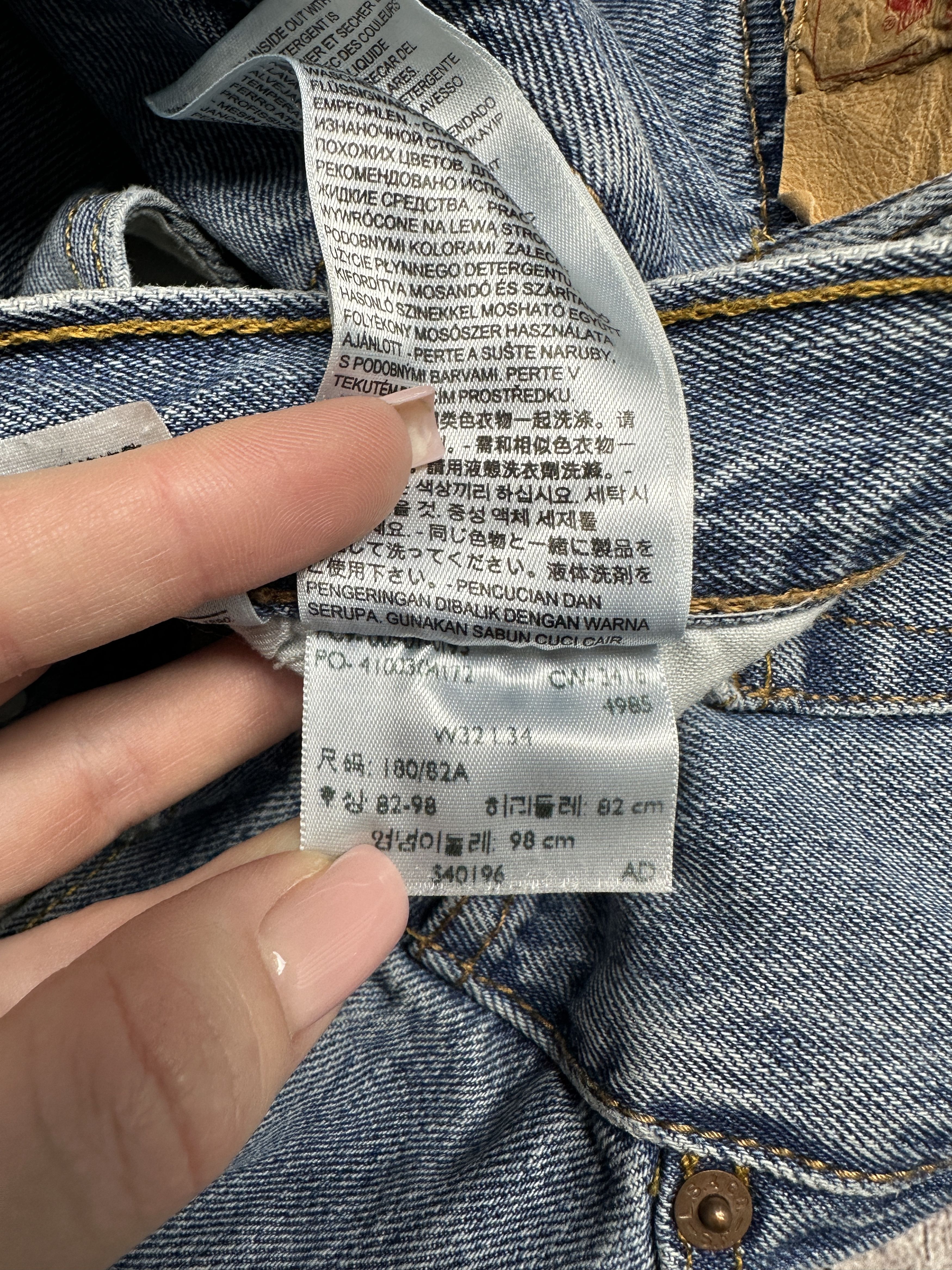 Levi's Levi's 501 Mens Denim Pants Jeans Size 32 x 34 Size US 32 / EU 48 - 11 Thumbnail