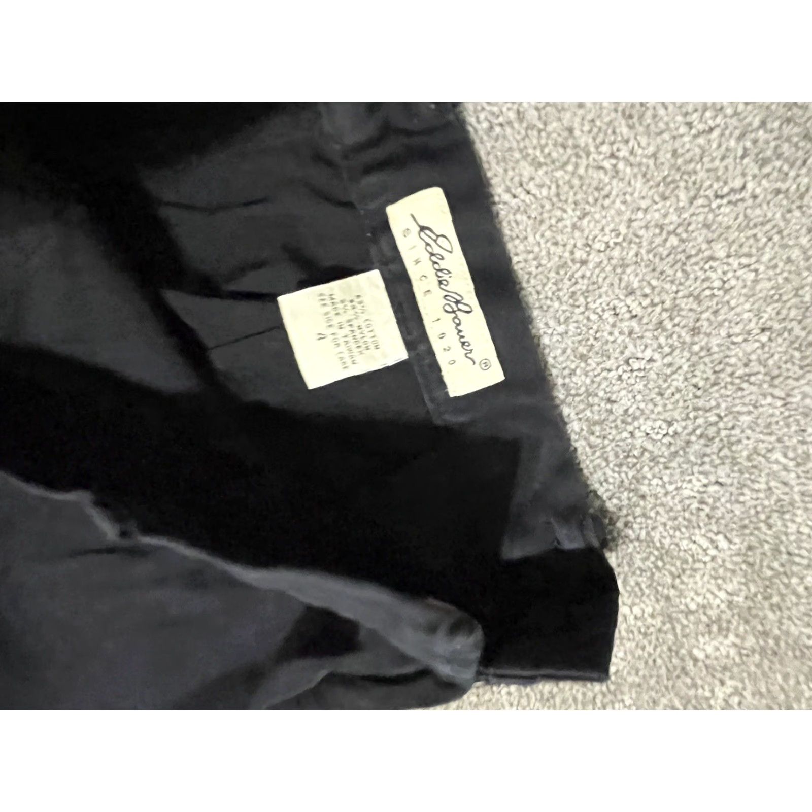 Eddie Bauer Eddie Bauer Pants Womens 4 Black Fit Side Zip Chino Ankle Stretch Size 27" / US 4 / IT 40 - 5 Thumbnail