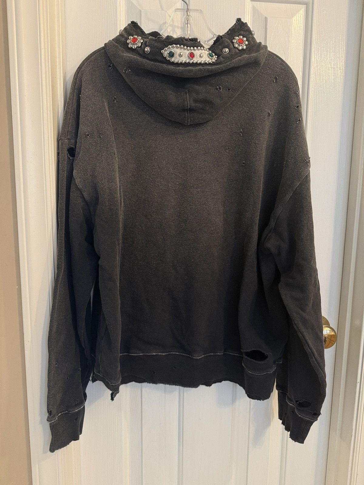 Kapital Kapital Studded SWT Knit Thriller Hoodie Size US L / EU 52-54 / 3 - 2 Thumbnail