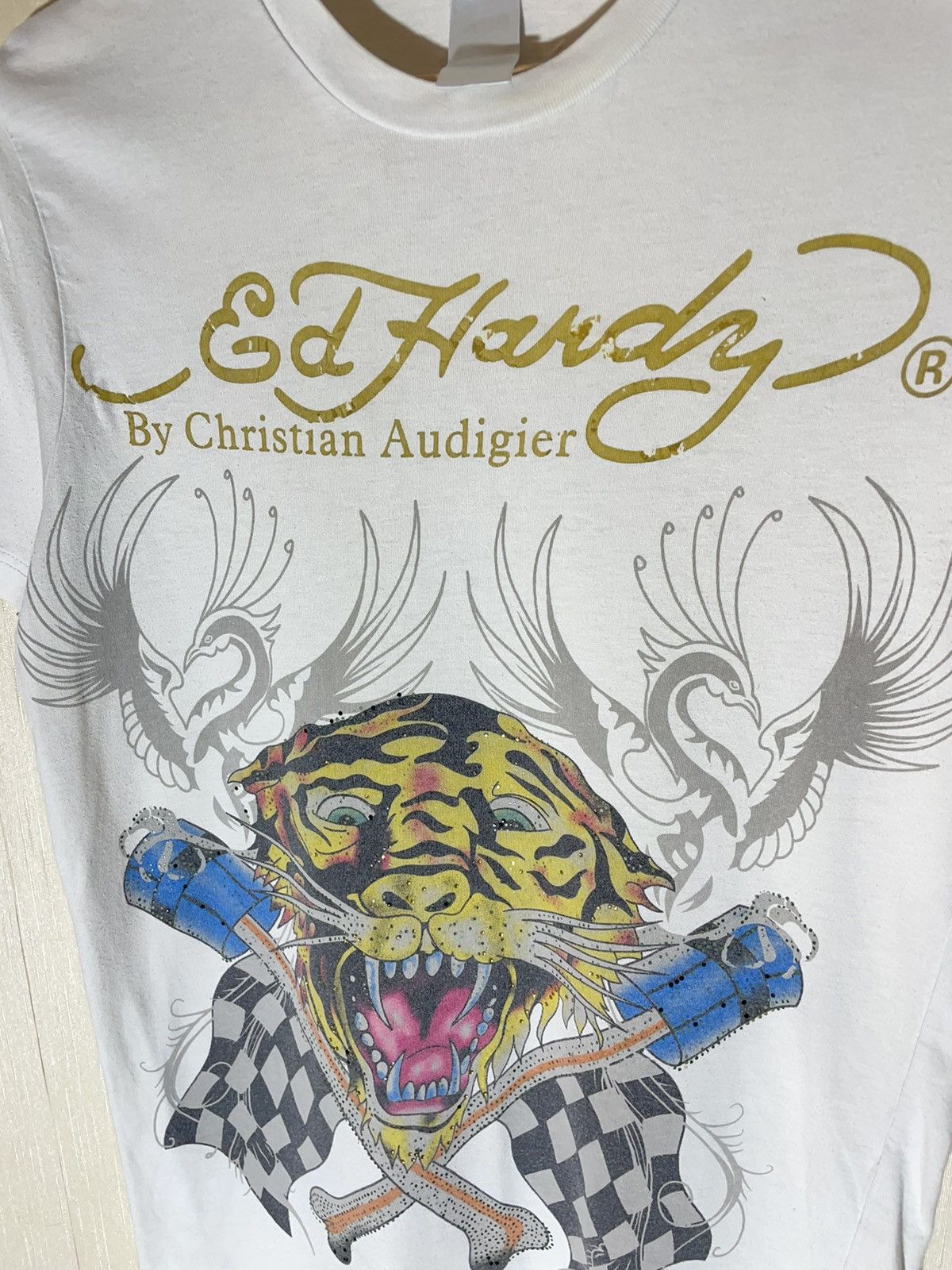 Ed Hardy × Vintage Ed hardy vintage streetwear T shirt Size US S / EU 44-46 / 1 - 4 Thumbnail