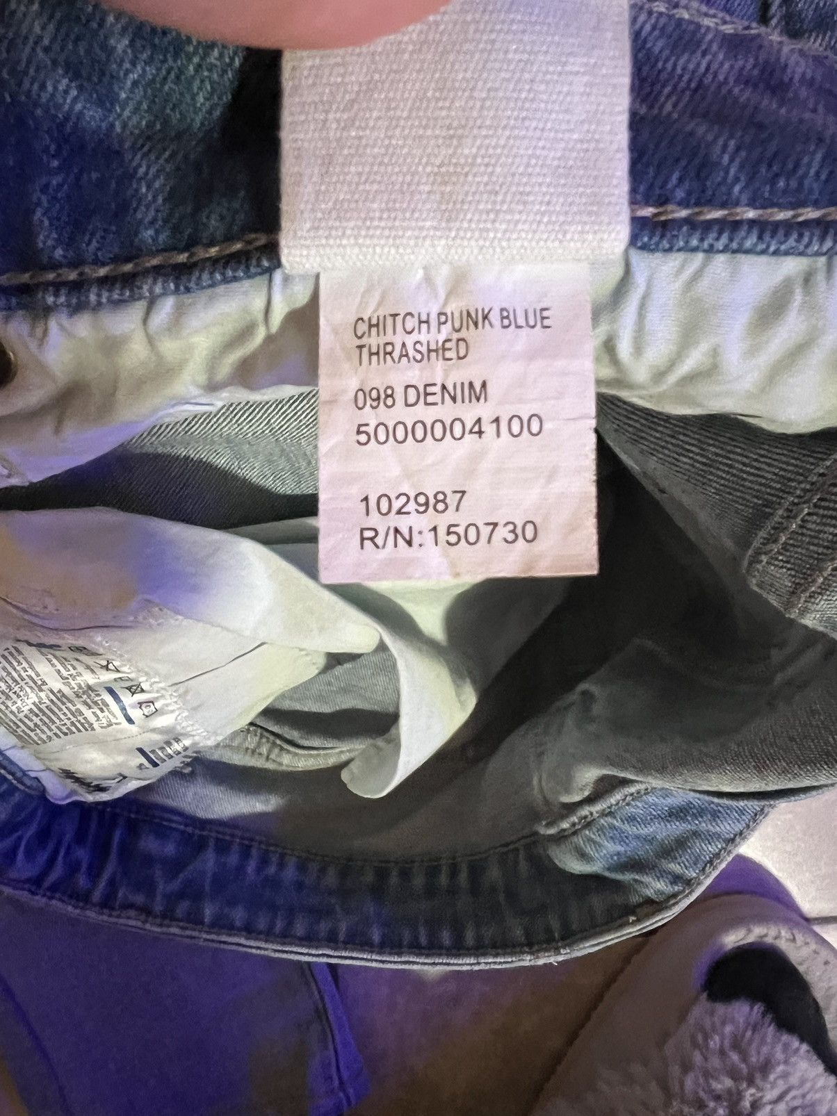 Ksubi Ksubi Chitch Punk Blue Thrashed Skinny Jeans Size 31 Size US 31 - 8 Thumbnail