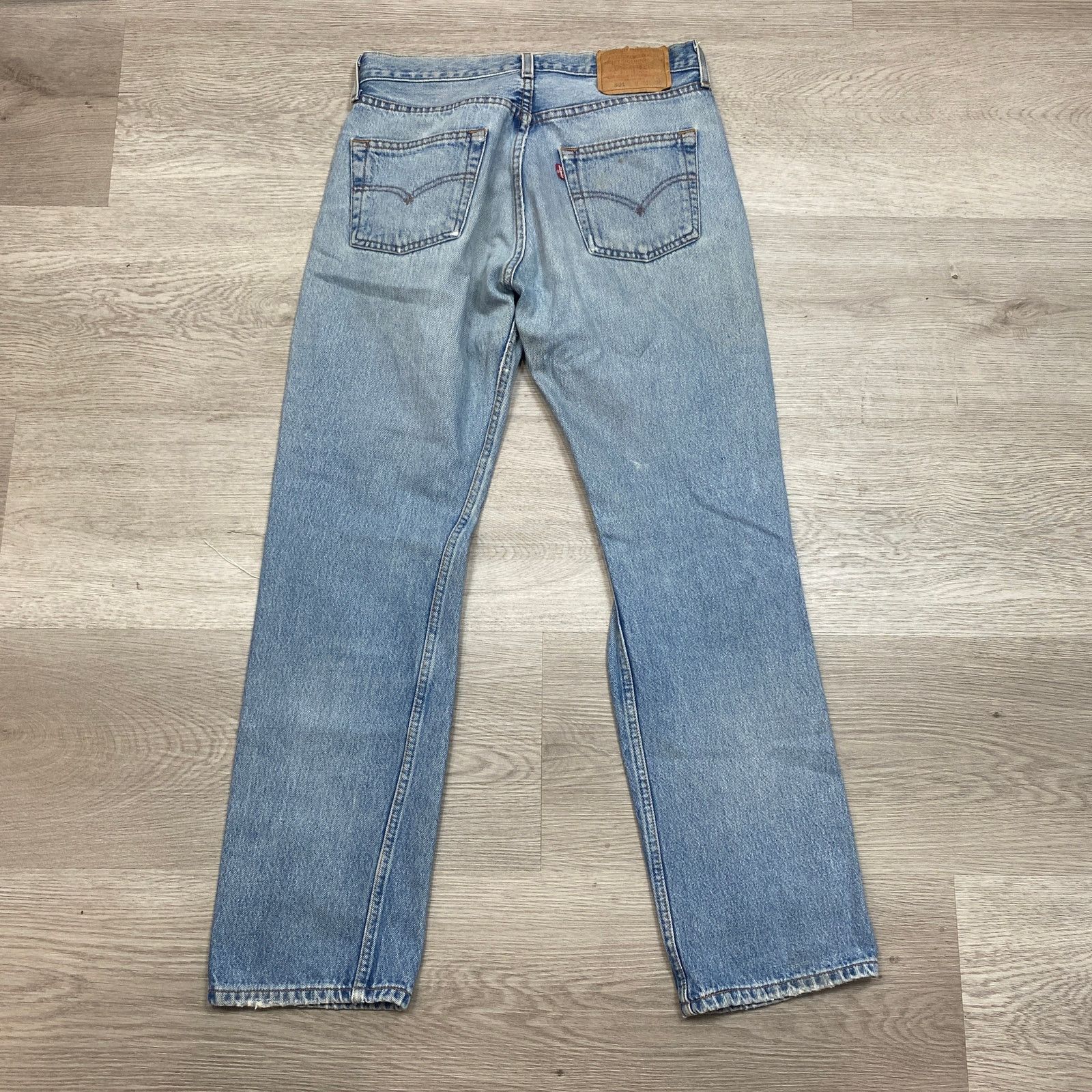 Levi's × Vintage Vintage Y2K Levi's 501 Distressed Straight Leg Jeans 30x30 Size US 30 / EU 46 - 3 Thumbnail