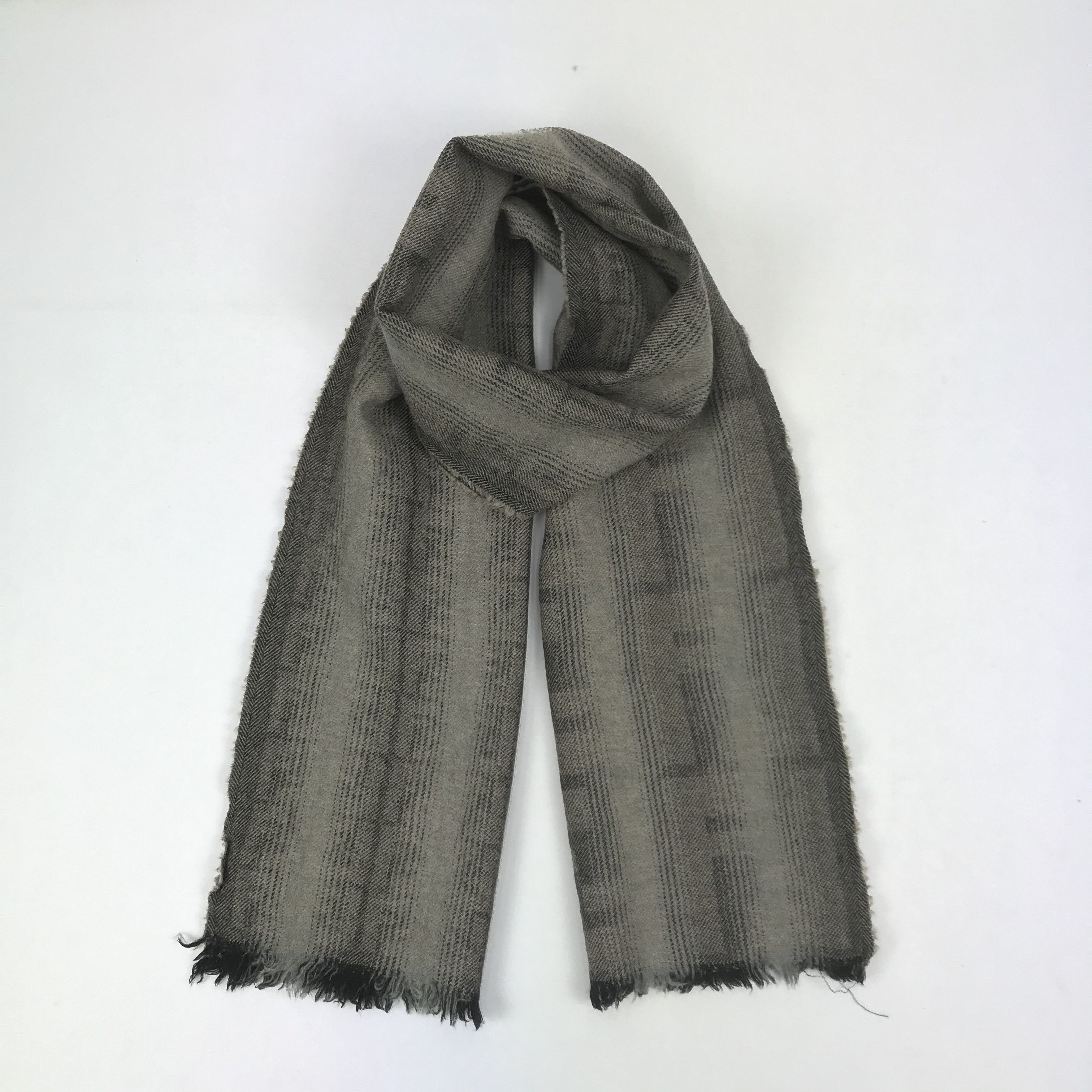 Fendi Vintage Fendi Scarf Muffler FF Monogram Wool Scarves Size ONE SIZE - 1 Thumbnail
