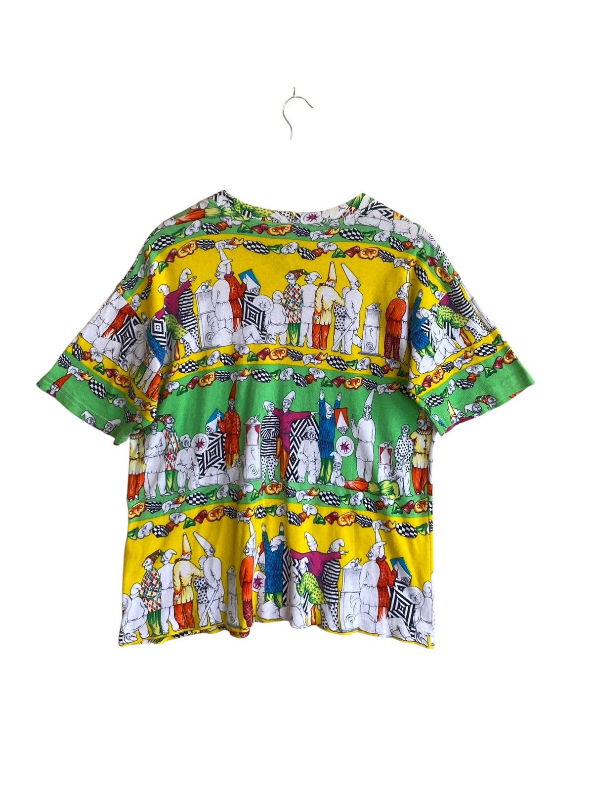Versace Jeans Couture Rare Vintage Versace Jeans Couture Fullprint T-shirt 1990s Size US M / EU 48-50 / 2 - 2 Thumbnail