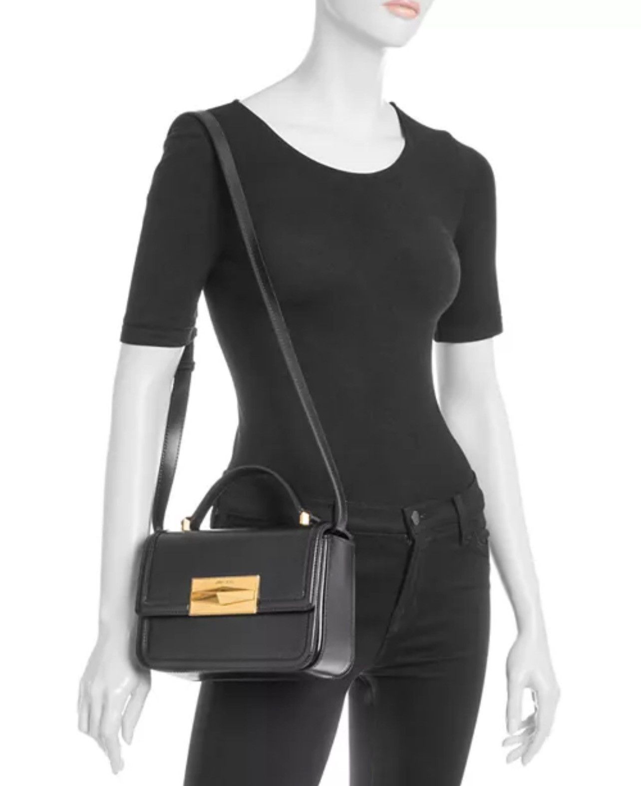 Jimmy Choo Jimmy Choo Leather Top Handle Bag Size ONE SIZE - 3 Thumbnail