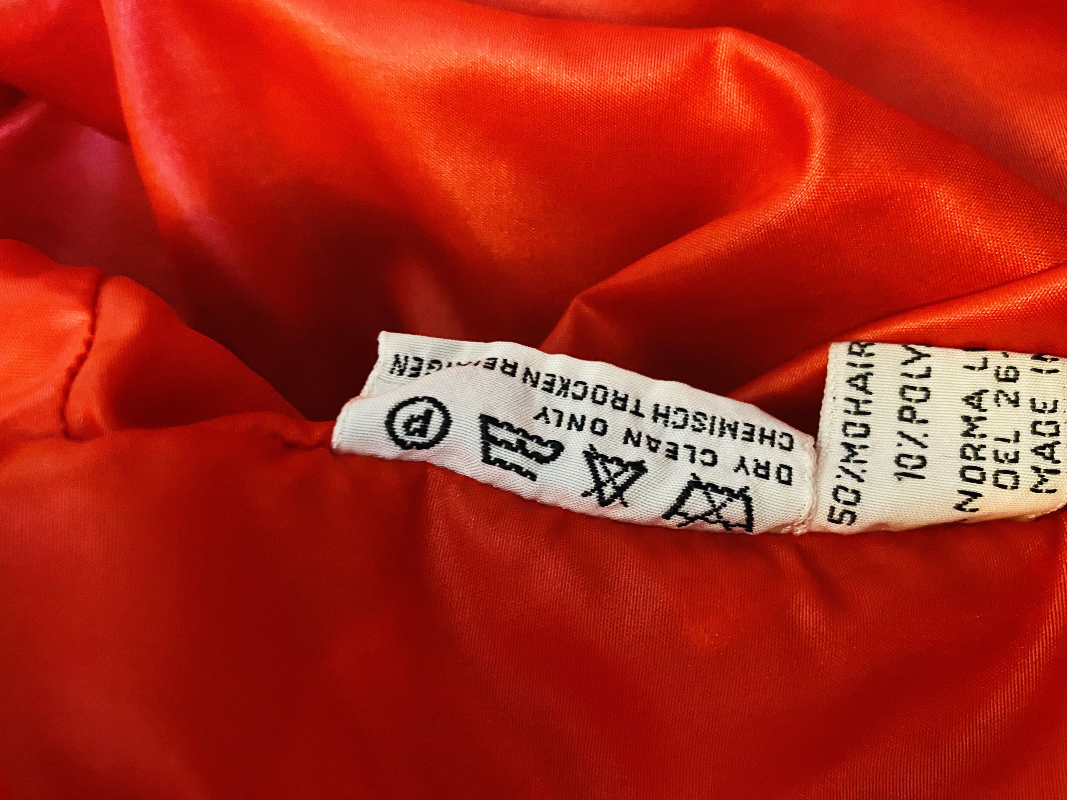 Thierry Mugler Thierry Mugler FW83 Red Armor 80s Oversize Coat Jacket Size US S / EU 44-46 / 1 - 12 Thumbnail