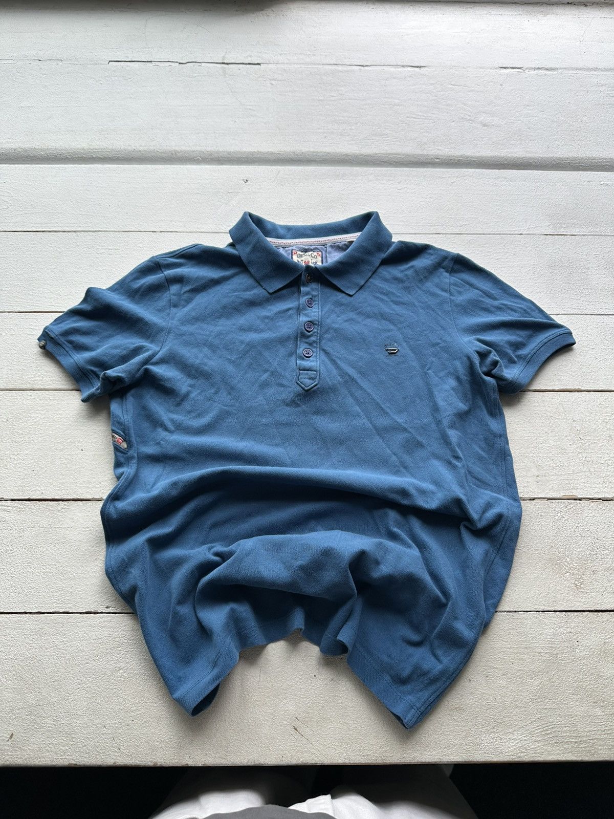 🚨VNTG Diesel Avant-garde POLO Shirt 90s very rare Streetwear